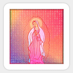 Holy e-Mary Sticker